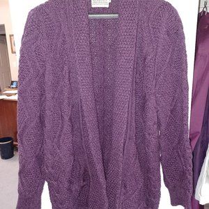 Blarney Aran original Cardigan Sweater